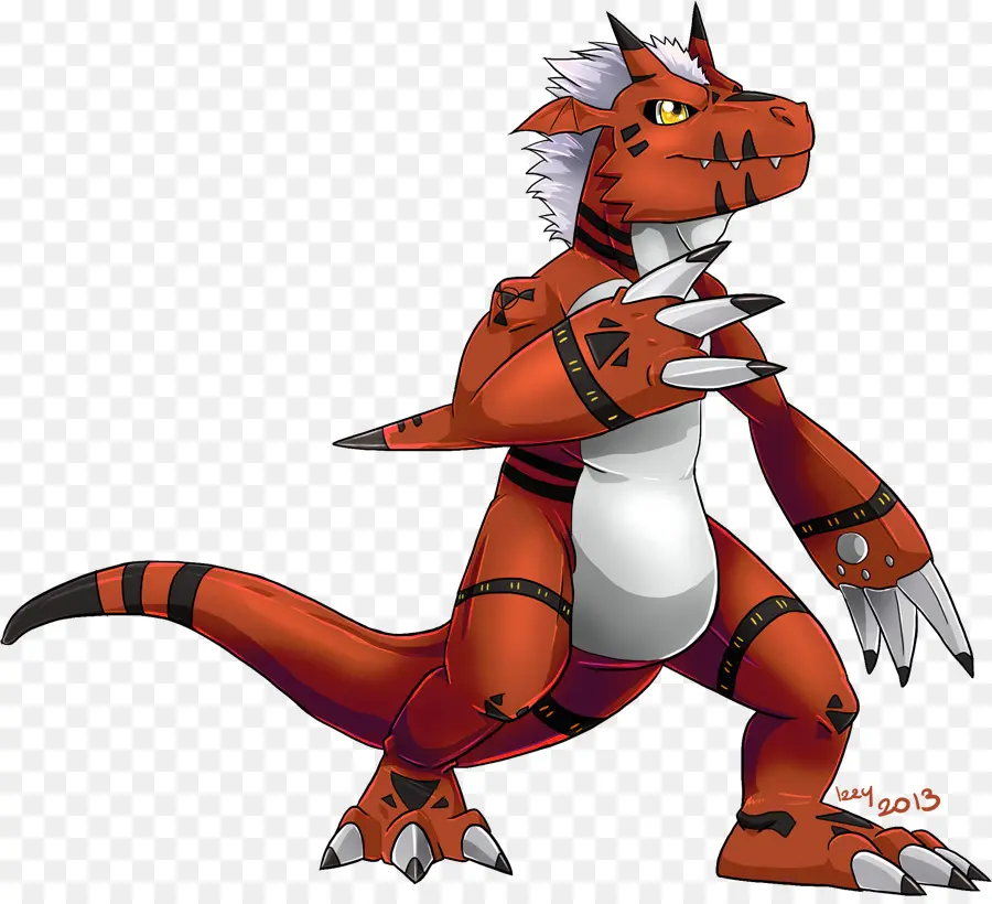 Dinosaure Rouge，Griffes PNG