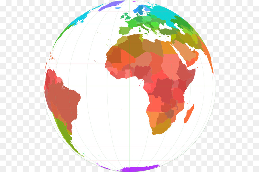 Globe Coloré，Monde PNG