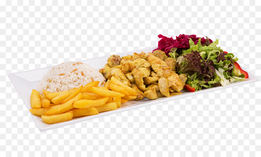 Frites，Poulet Au Curry PNG