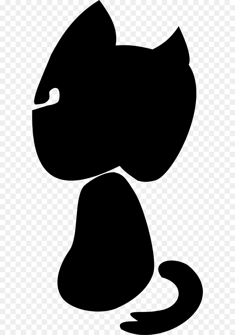 Silhouette De Chat，Animal De Compagnie PNG