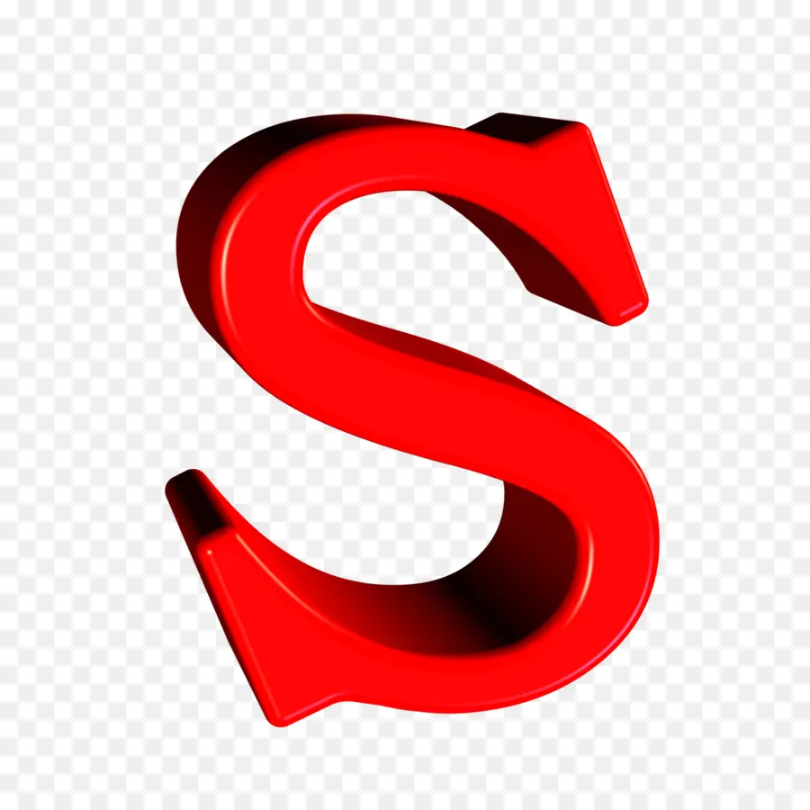 Lettre Rouge S，Alphabet PNG