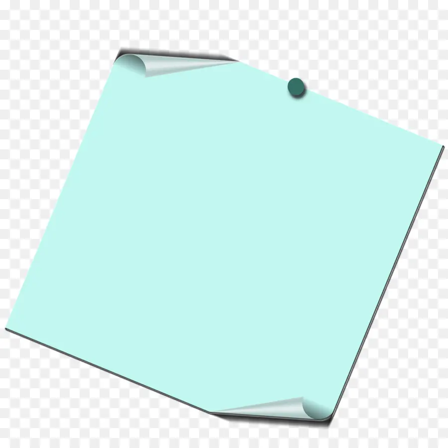 Presse Papiers Bleu，Papier PNG