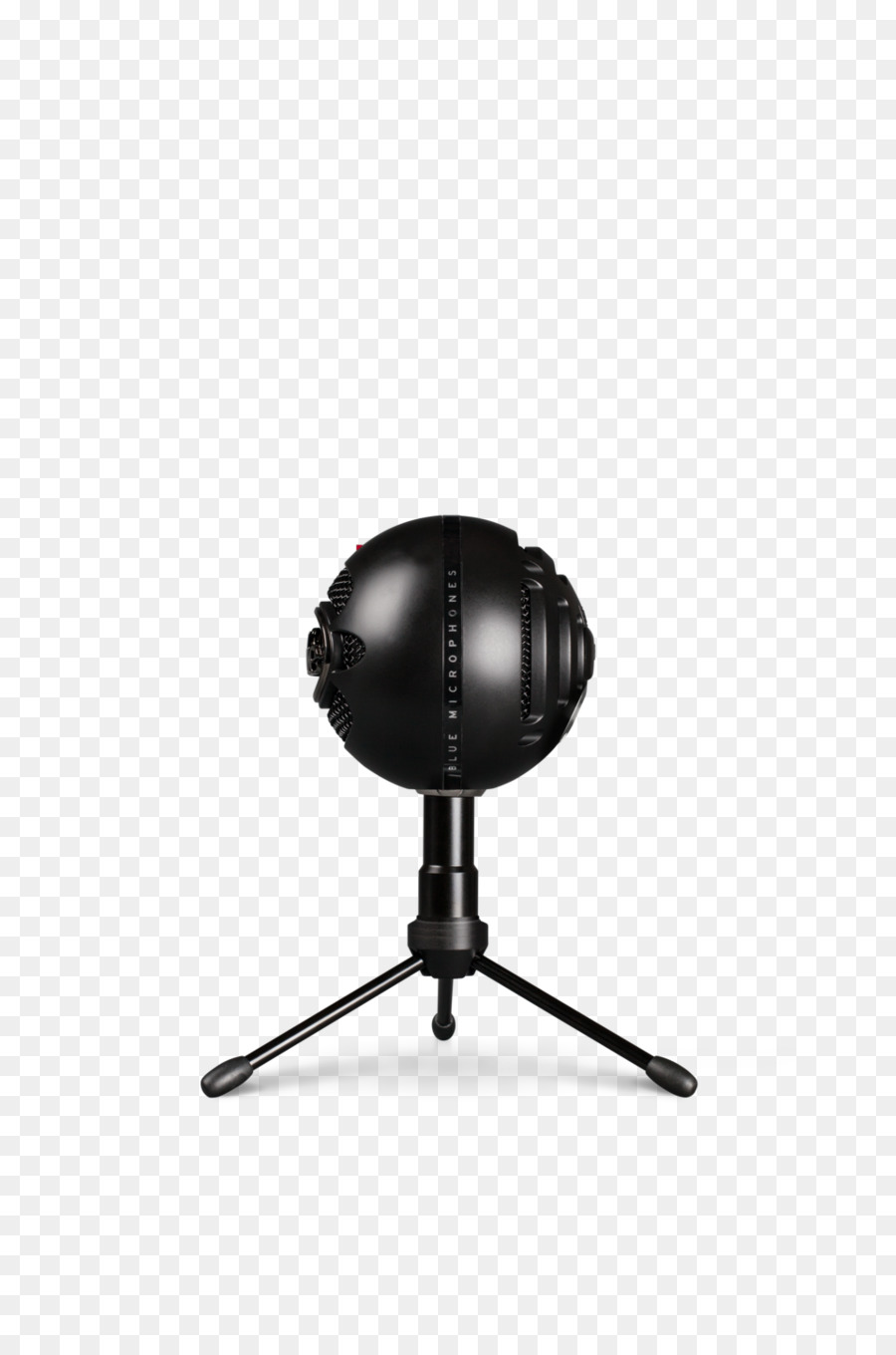 Microphone，Boule De Neige Microphones Bleus PNG