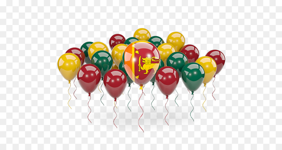 Ballons Colorés，Faire La Fête PNG