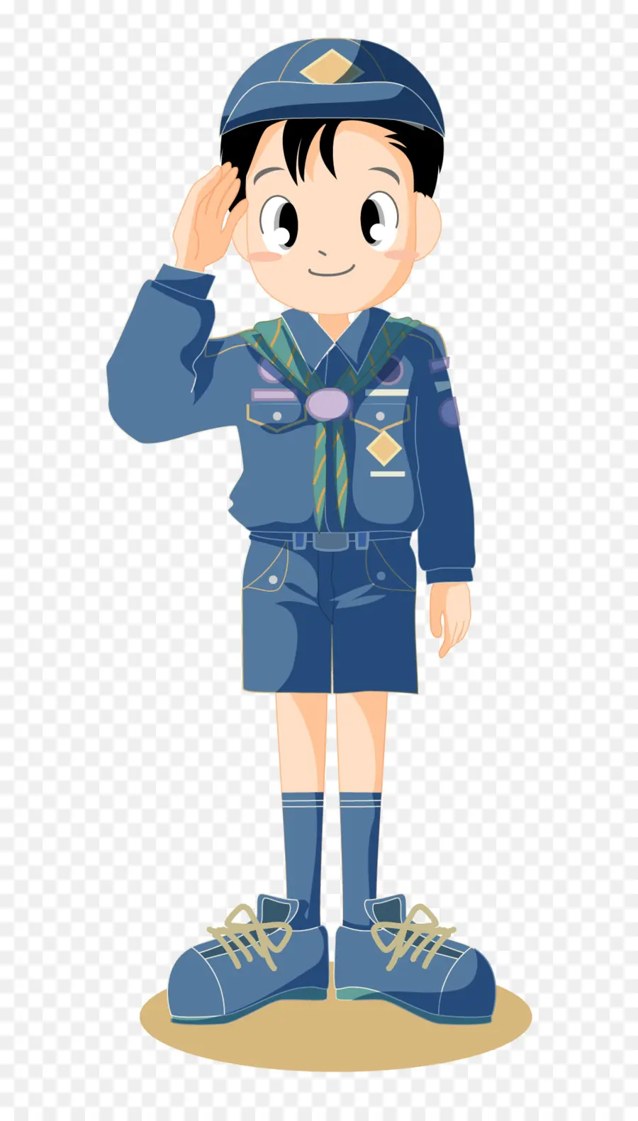 Scout，Saluer PNG