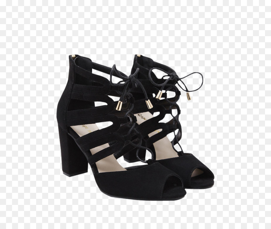 Talon Haut Noir，Chaussure PNG