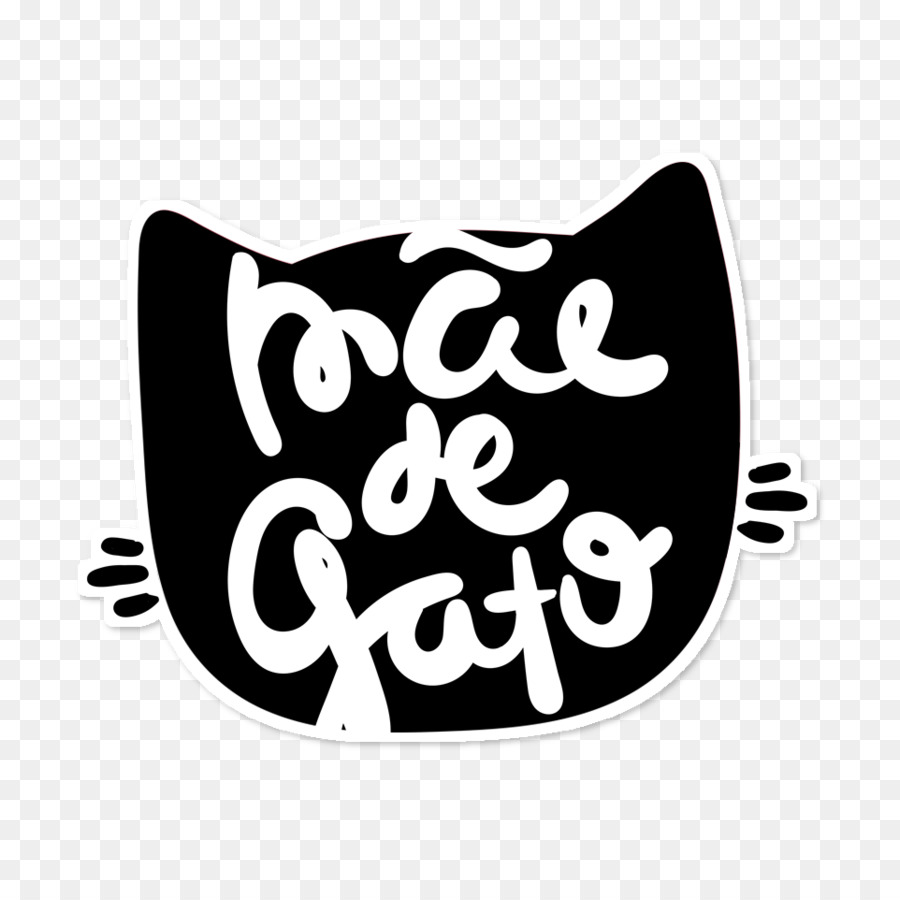 Tête De Chat Avec Texte，Texte PNG