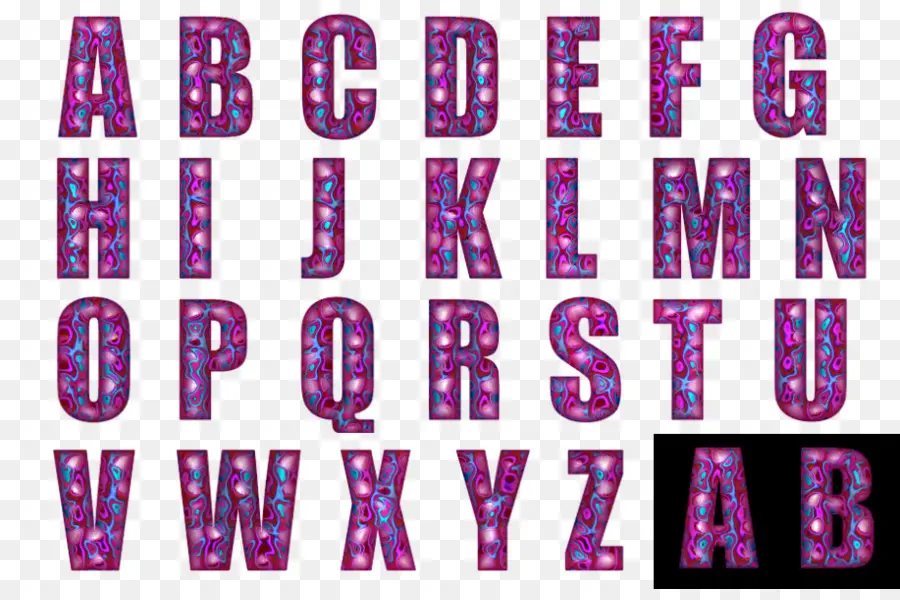 Lettres De L'alphabet，A à Z PNG