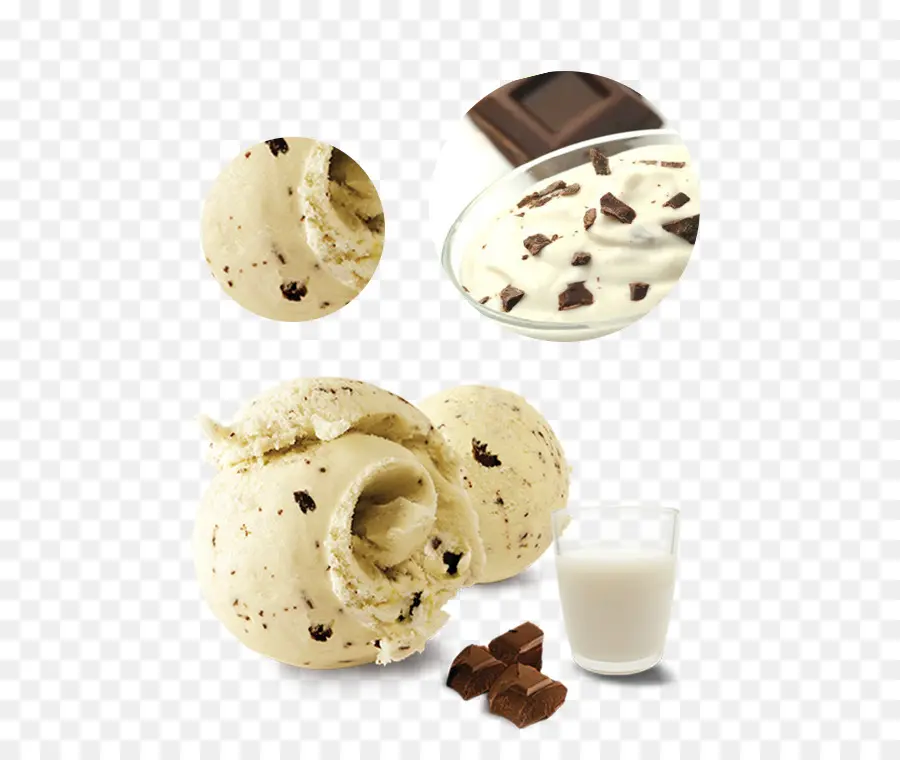 Glace，Pépites De Chocolat PNG