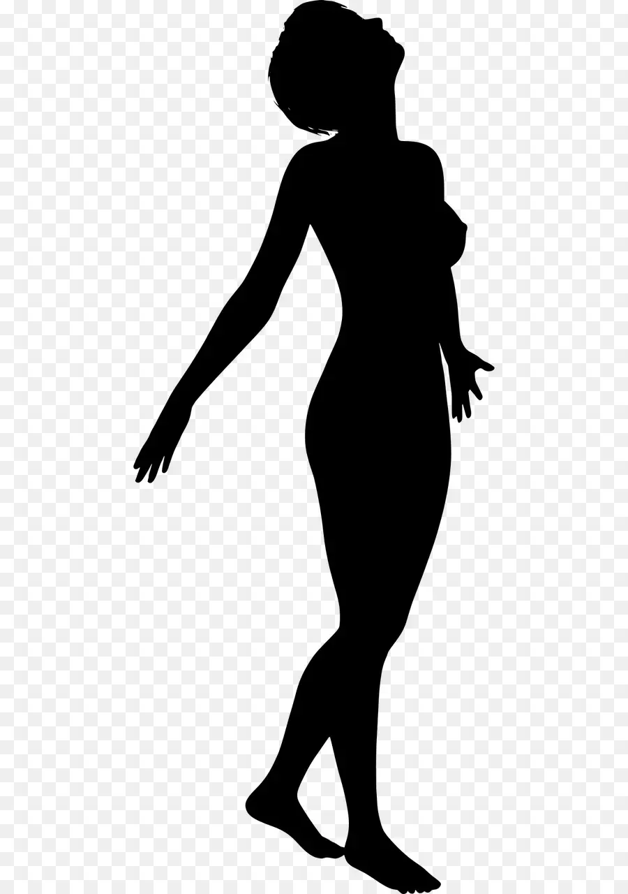 Silhouette De Femme Dansante，Danse PNG