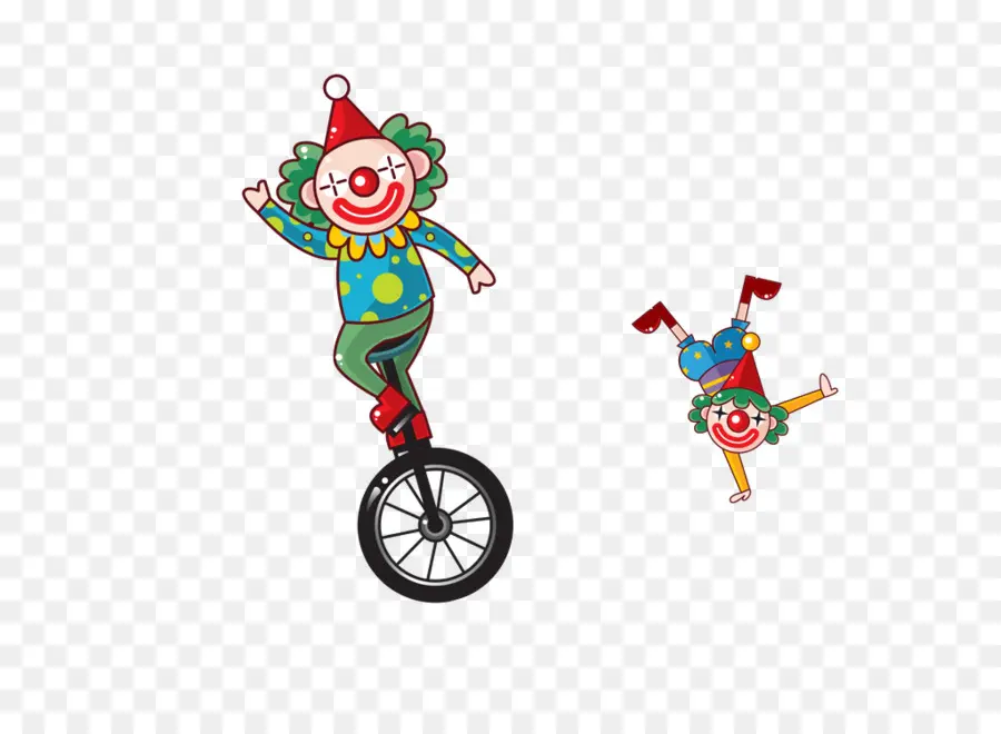 Clown Sur Monocycle，Cirque PNG