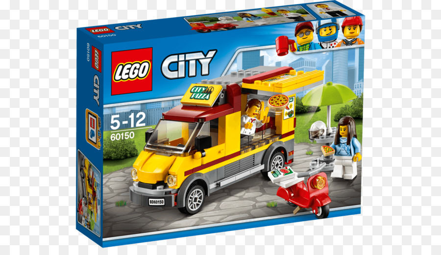 Lego 60150 Ville De Pizza Van，Lego City PNG