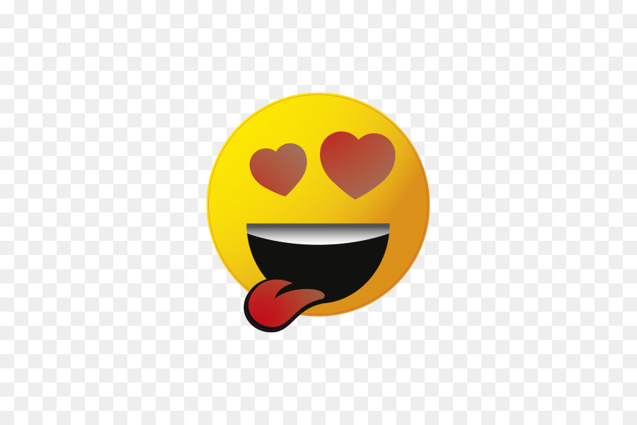 Emoji Yeux De Coeur，Amour PNG