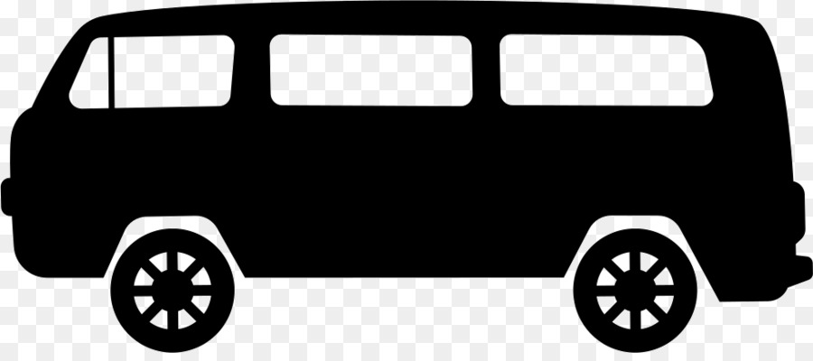 Silhouette D'autobus，Noir PNG