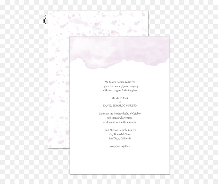 Invitation De Mariage，Rose M PNG