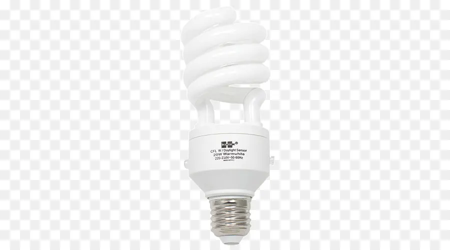 Ampoule Cfl Blanche，Économie D'énergie PNG