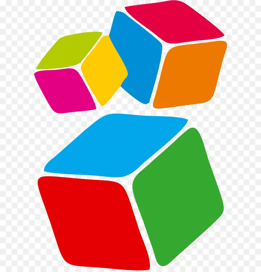 Cubes Colorés，Blocs PNG