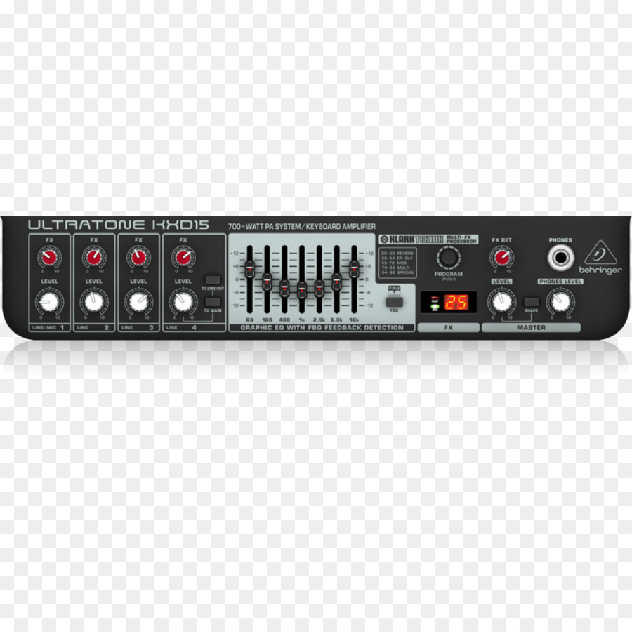 Behringer Ultratone Kxd Série，Amplificateur PNG