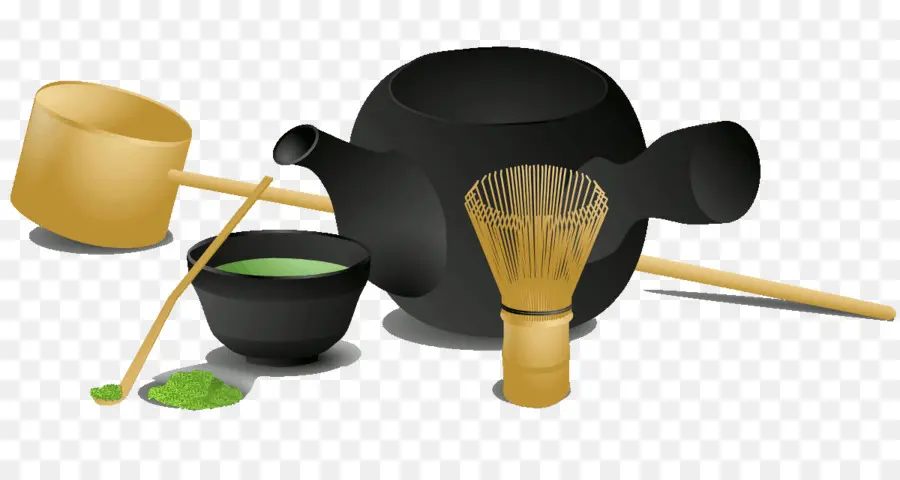 Service à Thé，Matcha PNG