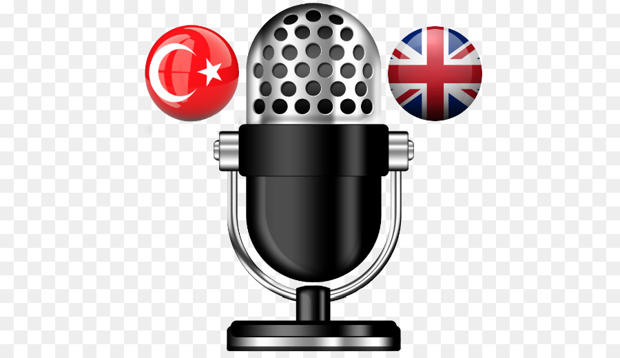 Microphone Avec Drapeaux，Drapeaux PNG