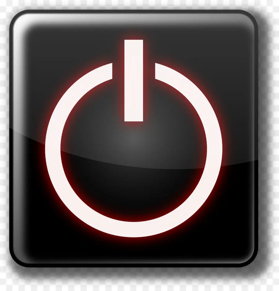 Bouton D'alimentation，Rouge PNG