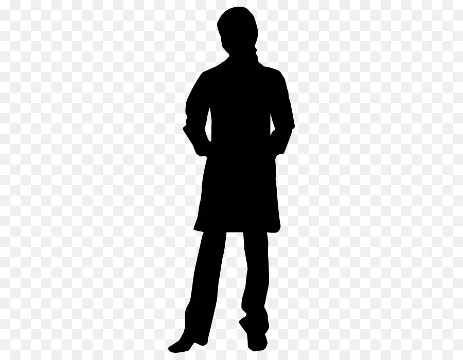 Silhouette，Debout PNG