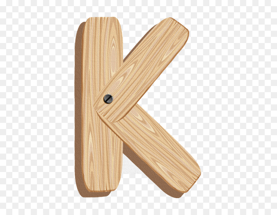 Lettre K En Bois，Alphabet PNG