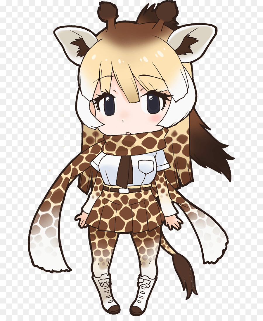 Kemono Amis，La Girafe Réticulée PNG