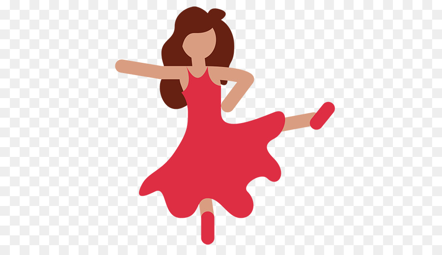 Danseuse En Robe Rouge，Danse PNG