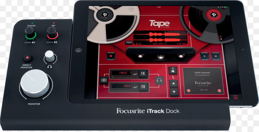 Microphone，Focusrite Itrack Dock PNG
