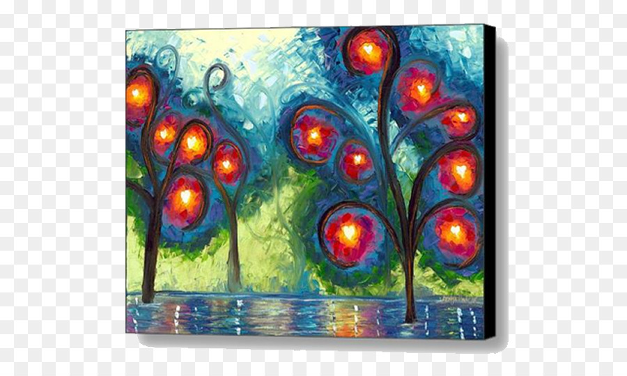 Peinture Acrylique，L Art Moderne PNG