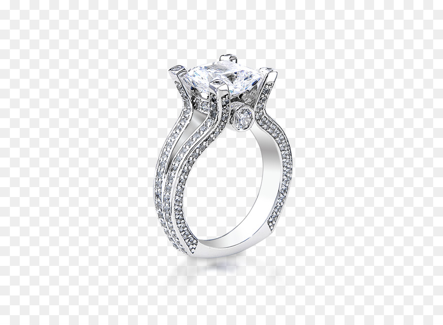 Bague En Or，Diamant PNG