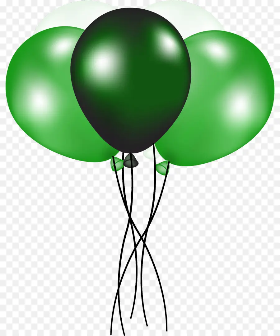 Ballons Verts，Ballons PNG