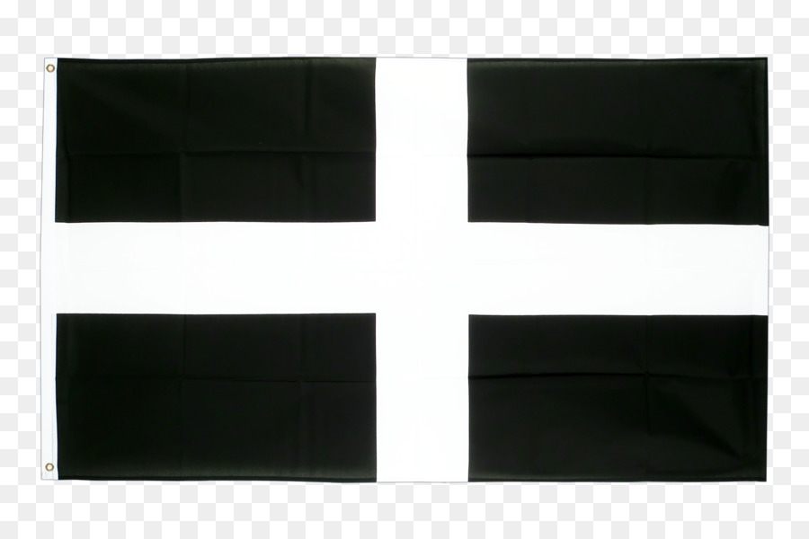 Cornwall，Saint Piran Drapeau PNG