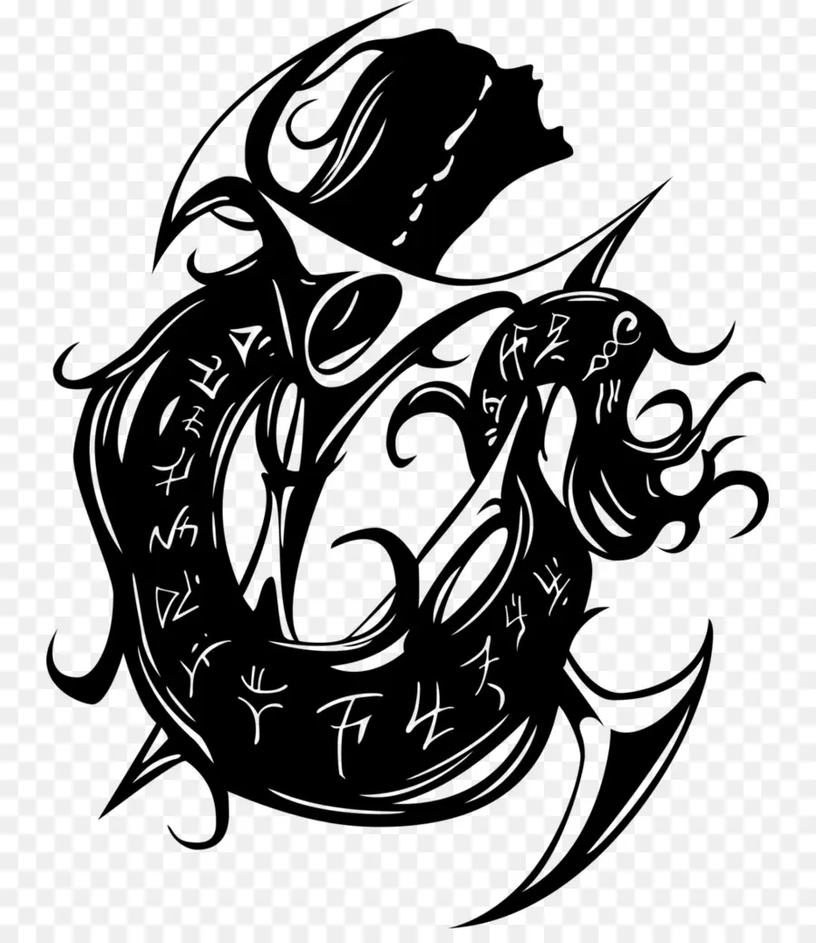 Tatouage Tribal Noir，Art PNG