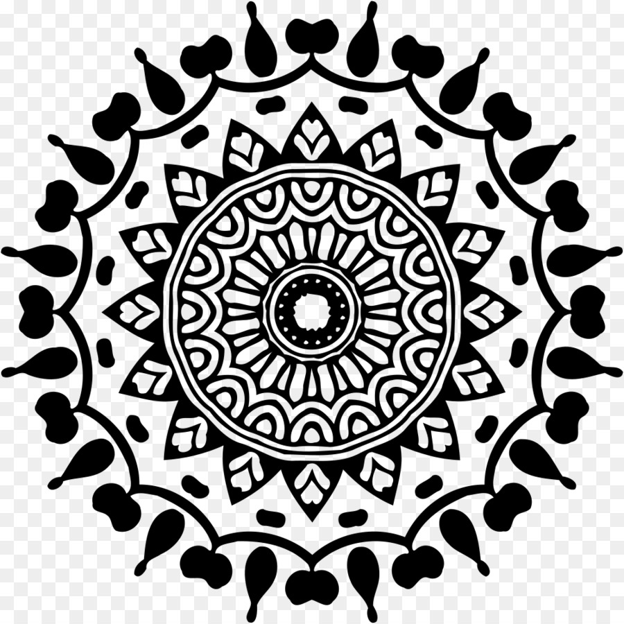 Mandalas，Floral PNG