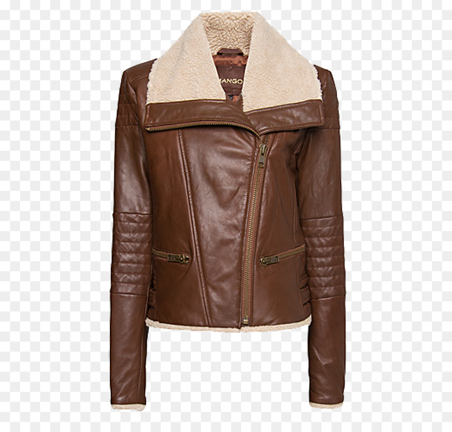 Veste En Cuir，Vêtements En Fourrure PNG