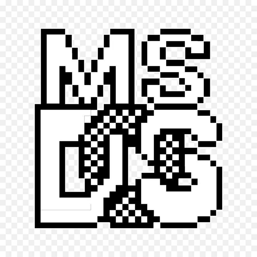 Logo Ms Dos，Logiciel PNG