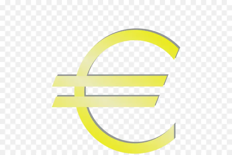 Symbole De L'euro，Noir PNG