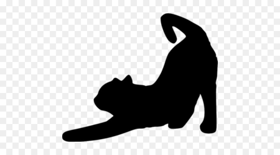 Silhouette De Chat Noir，Animal De Compagnie PNG