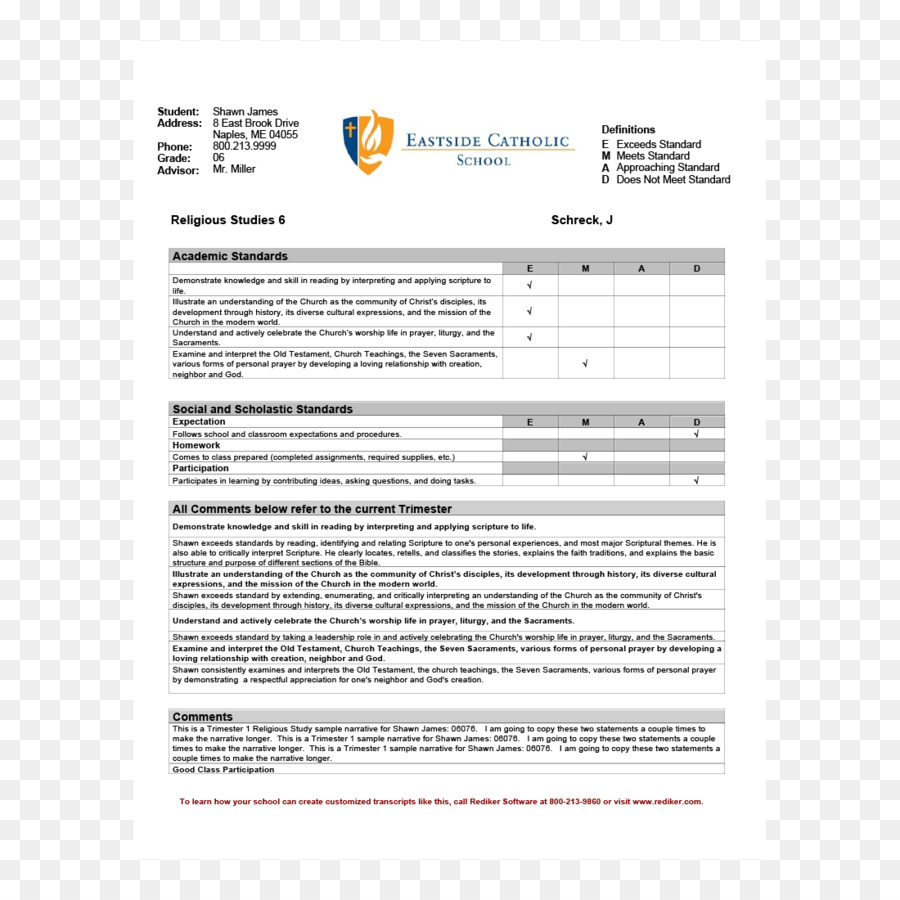 Bulletin Scolaire，Notes PNG