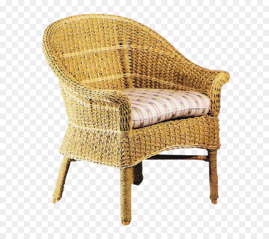 Chaise En Osier，Meubles PNG