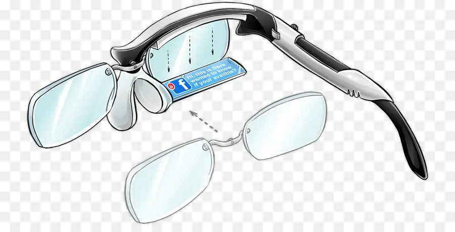 Lunettes Intelligentes，Portable PNG