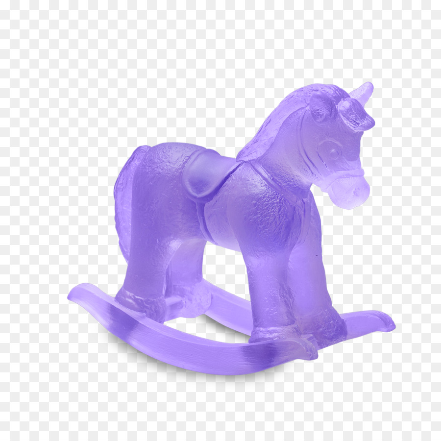 Cheval à Bascule，Bleu PNG