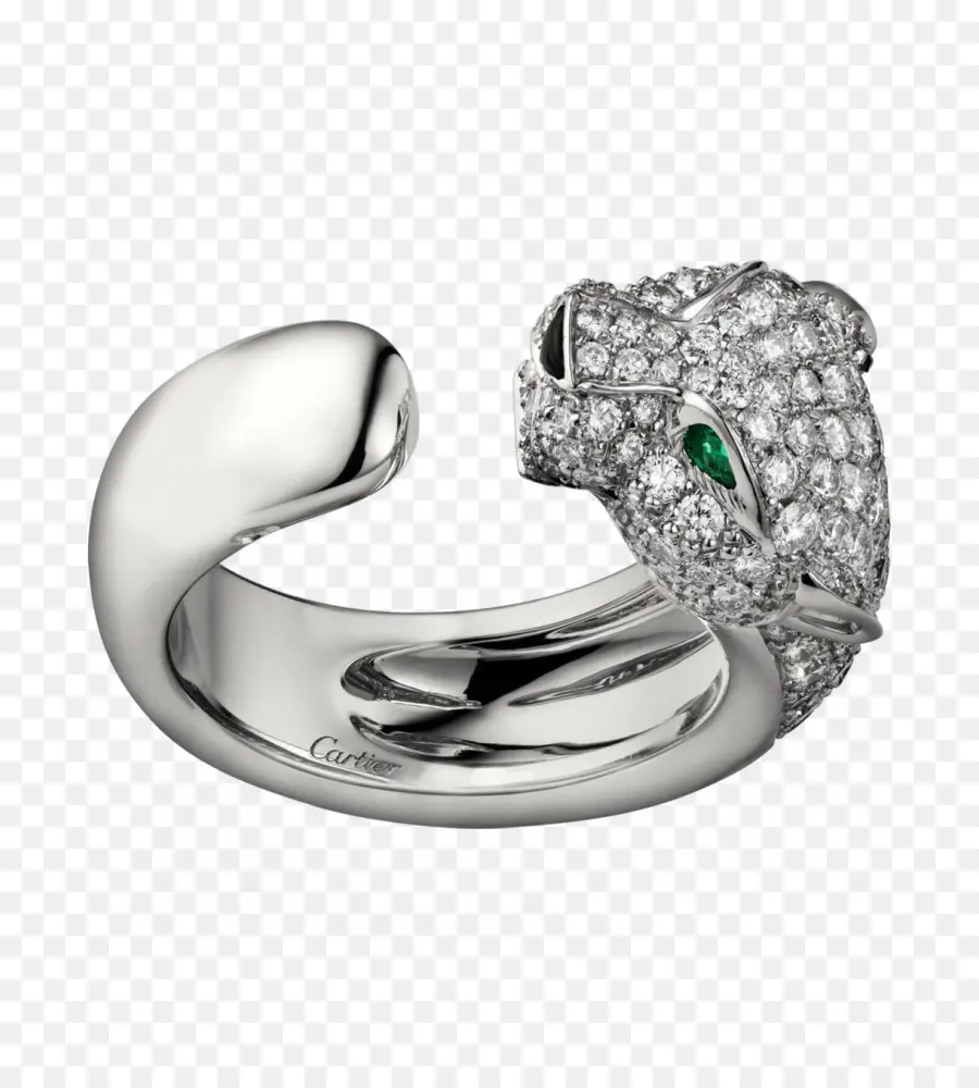 Bague Panthère Diamant，Cartier PNG