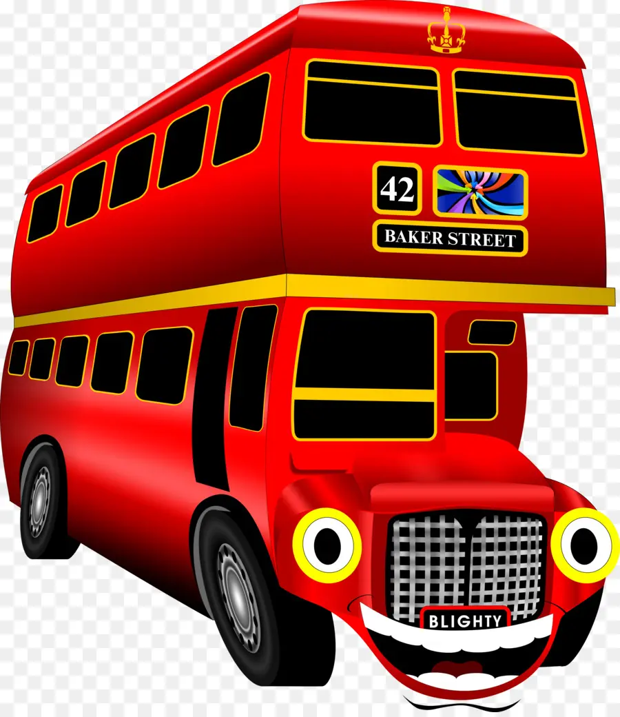 Autobus Rouge，À Deux étages PNG