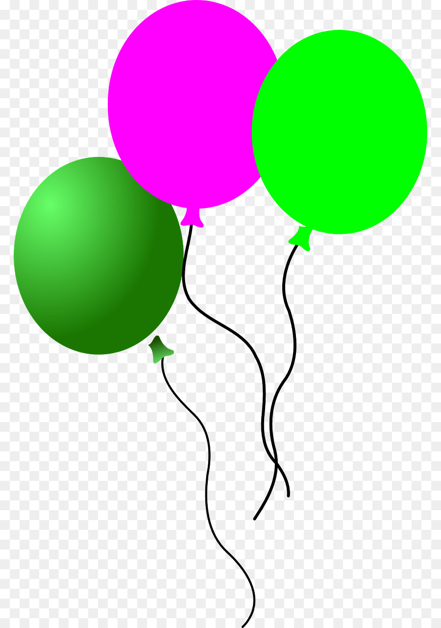 Ballons，Vert PNG