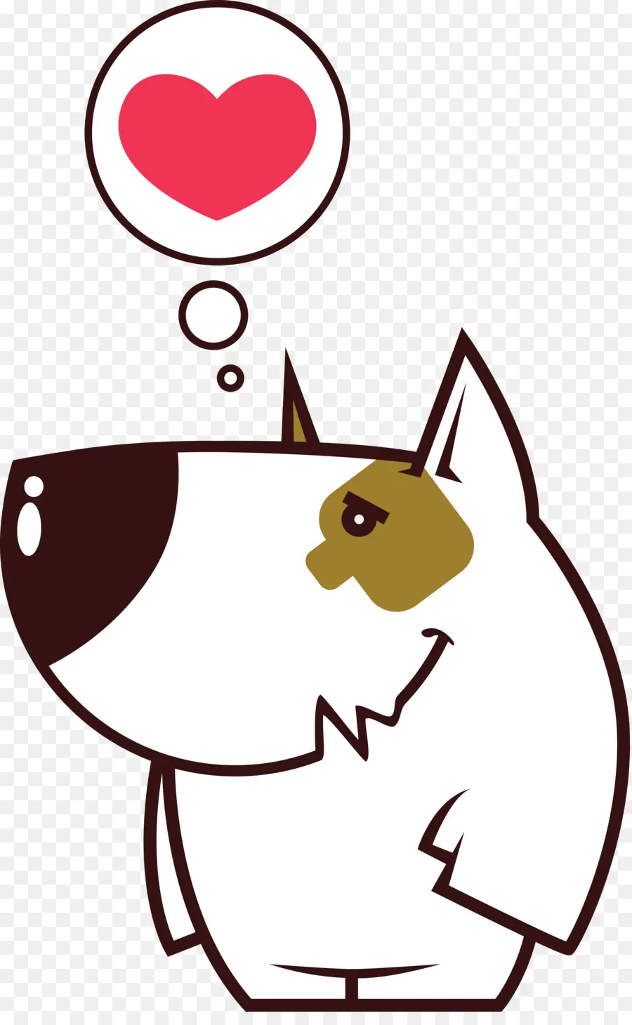 Chien De Dessin Animé，Cœur PNG