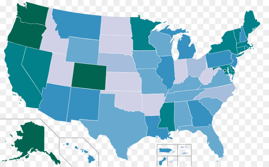 Carte Des États Unis，Géographie PNG