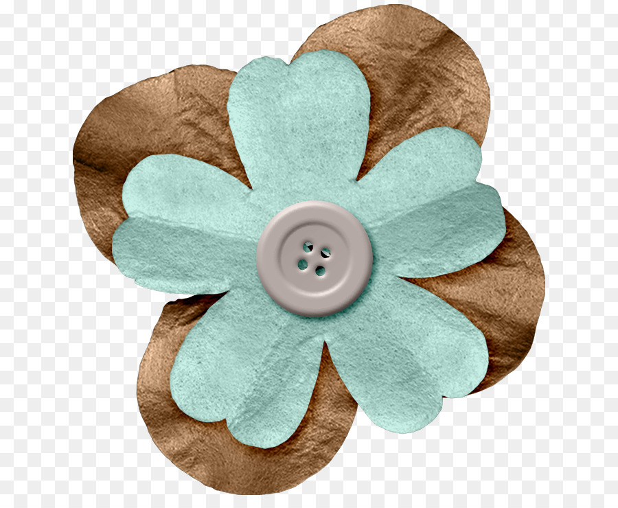 Turquoise，Fleur PNG